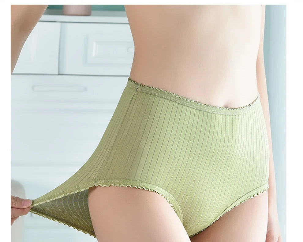 Hip Lift Panties - High Waist Underwear Plus Size Lingerie Breathable Briefs - ZOOMNSTORE