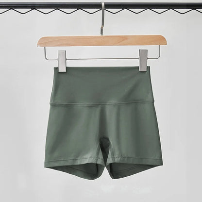 Hip Lifting Yoga Shorts - High Waisted, Quick Drying Fitness Three Quarter Pants - ZOOMNSTORE