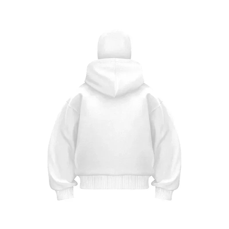 Hooded Face Mask Hoodie – Men's Zip Hoodie With Zipper Closure For Winter Sports - ZOOMNSTORE
