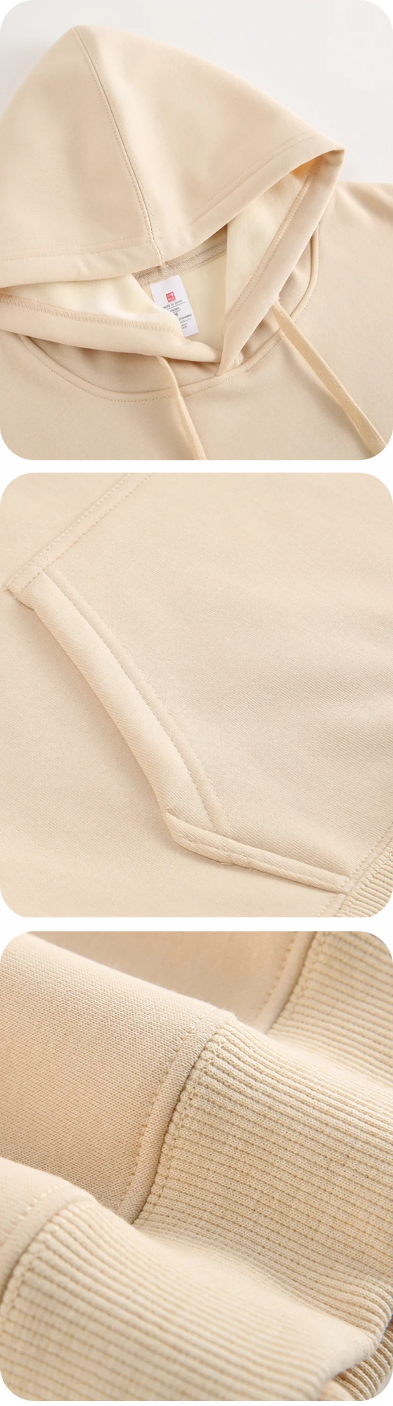 Hooded Sweatshirt Plush Sweatshirt Unisex Logo Customization Autumn Winter Style - ZOOMNSTORE