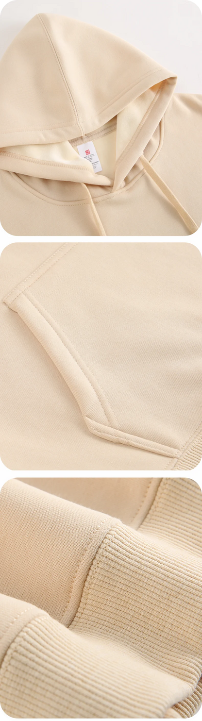 Hooded Sweatshirt Plush Sweatshirt Unisex Logo Customization Autumn Winter Style - ZOOMNSTORE