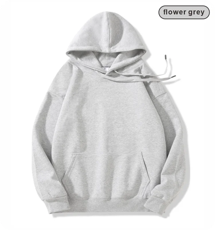 Hooded Sweatshirt Plush Sweatshirt Unisex Logo Customization Autumn Winter Style - ZOOMNSTORE