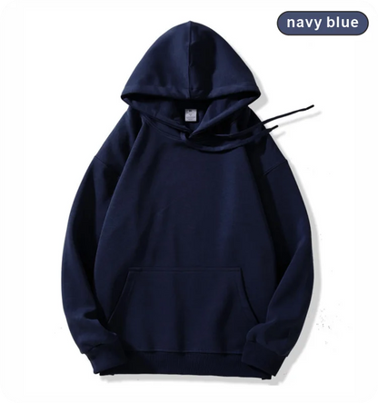 Hooded Sweatshirt Plush Sweatshirt Unisex Logo Customization Autumn Winter Style - ZOOMNSTORE