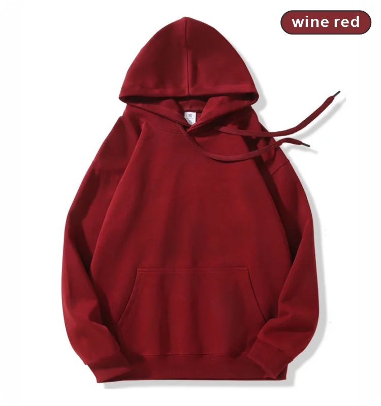 Hooded Sweatshirt Plush Sweatshirt Unisex Logo Customization Autumn Winter Style - ZOOMNSTORE