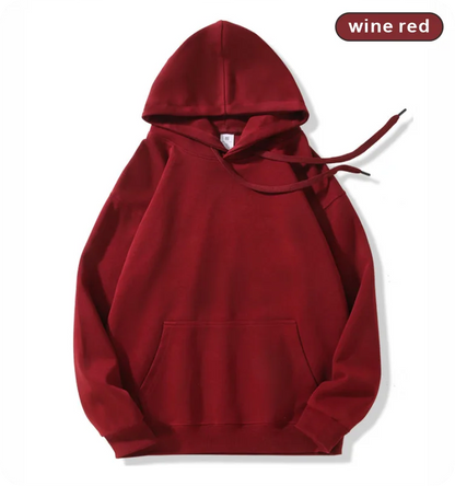 Hooded Sweatshirt Plush Sweatshirt Unisex Logo Customization Autumn Winter Style - ZOOMNSTORE