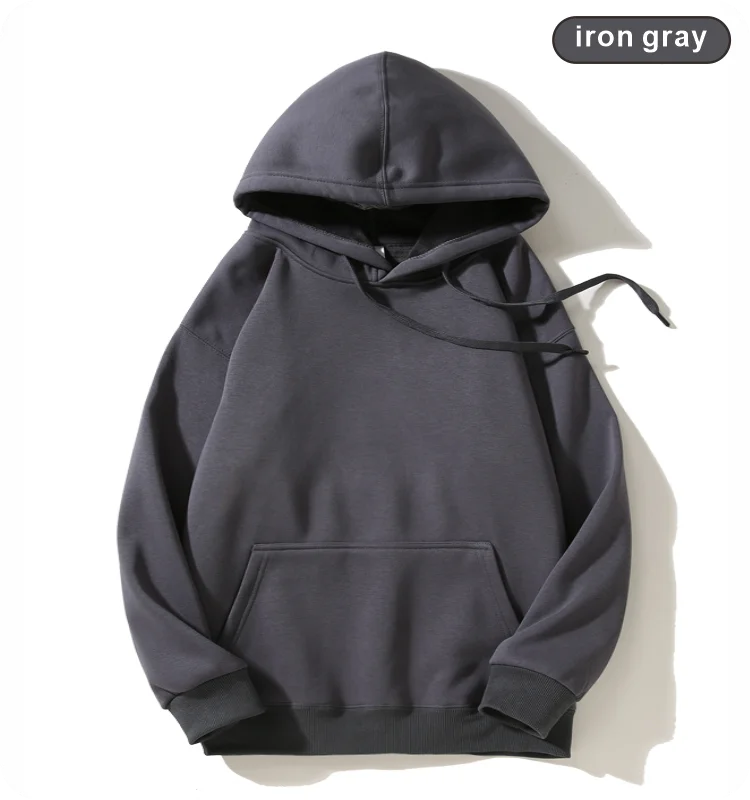 Hooded Sweatshirt Plush Sweatshirt Unisex Logo Customization Autumn Winter Style - ZOOMNSTORE