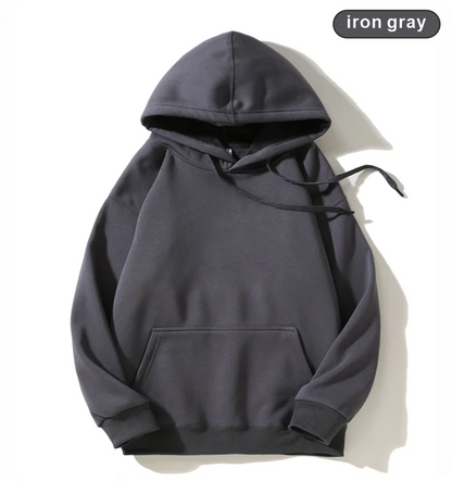 Hooded Sweatshirt Plush Sweatshirt Unisex Logo Customization Autumn Winter Style - ZOOMNSTORE