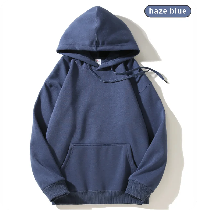 Hooded Sweatshirt Plush Sweatshirt Unisex Logo Customization Autumn Winter Style - ZOOMNSTORE