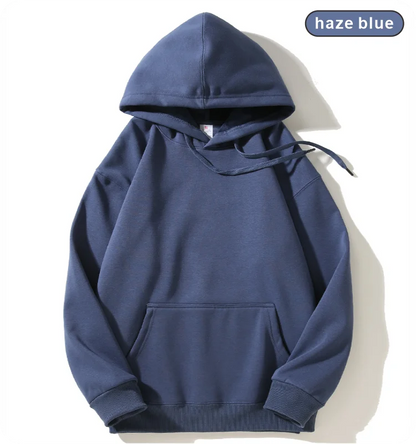Hooded Sweatshirt Plush Sweatshirt Unisex Logo Customization Autumn Winter Style - ZOOMNSTORE