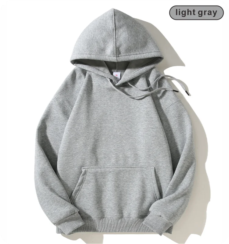Hooded Sweatshirt Plush Sweatshirt Unisex Logo Customization Autumn Winter Style - ZOOMNSTORE