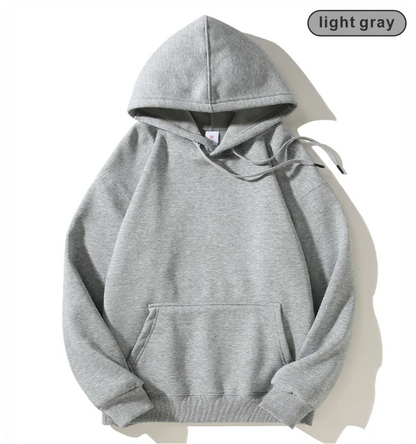 Hooded Sweatshirt Plush Sweatshirt Unisex Logo Customization Autumn Winter Style - ZOOMNSTORE