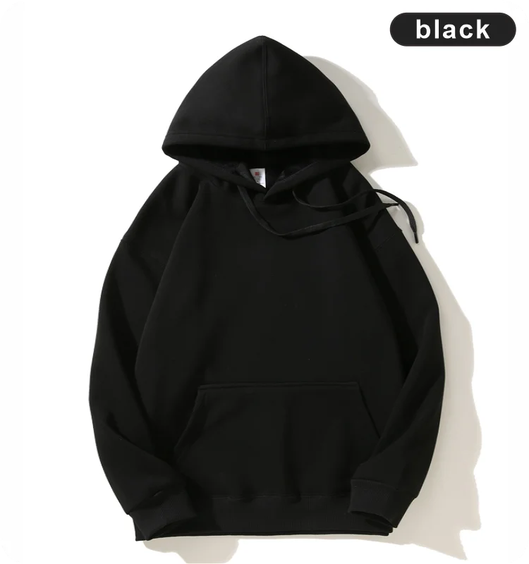 Hooded Sweatshirt Plush Sweatshirt Unisex Logo Customization Autumn Winter Style - ZOOMNSTORE