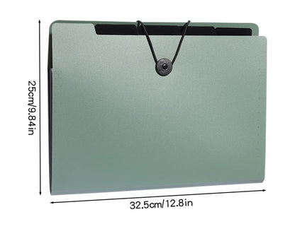 Horizontal A4 Folder - Multi-Layer Organizer Bag for Office, Students & Business Trips - ZOOMNSTORE