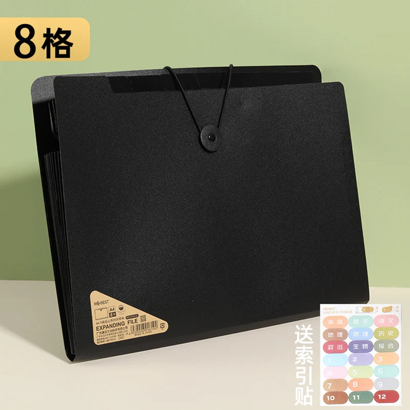 Horizontal A4 Folder - Multi-Layer Organizer Bag for Office, Students & Business Trips - ZOOMNSTORE
