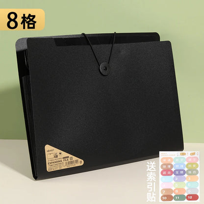 Horizontal A4 Folder - Multi-Layer Organizer Bag for Office, Students & Business Trips - ZOOMNSTORE