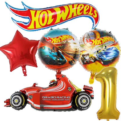 Hot Wheels Birthday Party Set - Racing Car Tableware Decor  Supplies - ZOOMNSTORE