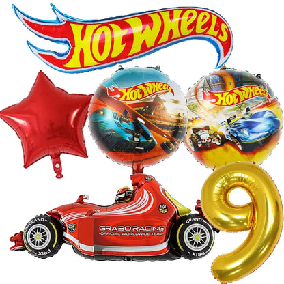 Hot Wheels Birthday Party Set - Racing Car Tableware Decor  Supplies - ZOOMNSTORE