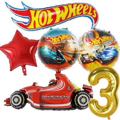 Hot Wheels Birthday Party Set - Racing Car Tableware Decor  Supplies - ZOOMNSTORE
