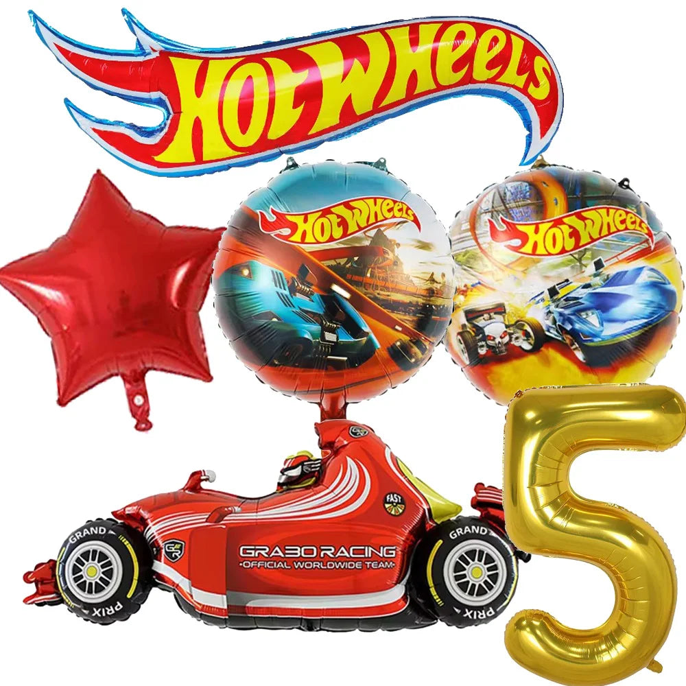Hot Wheels Birthday Party Set - Racing Car Tableware Decor  Supplies - ZOOMNSTORE