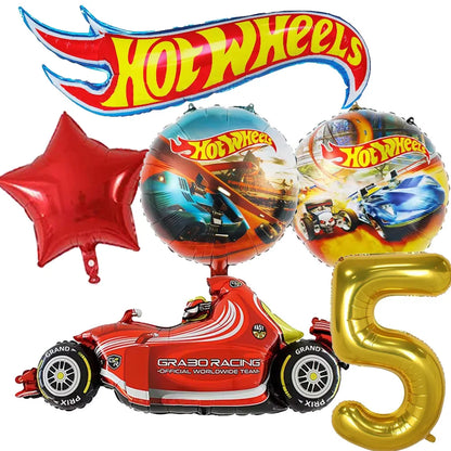 Hot Wheels Birthday Party Set - Racing Car Tableware Decor  Supplies - ZOOMNSTORE