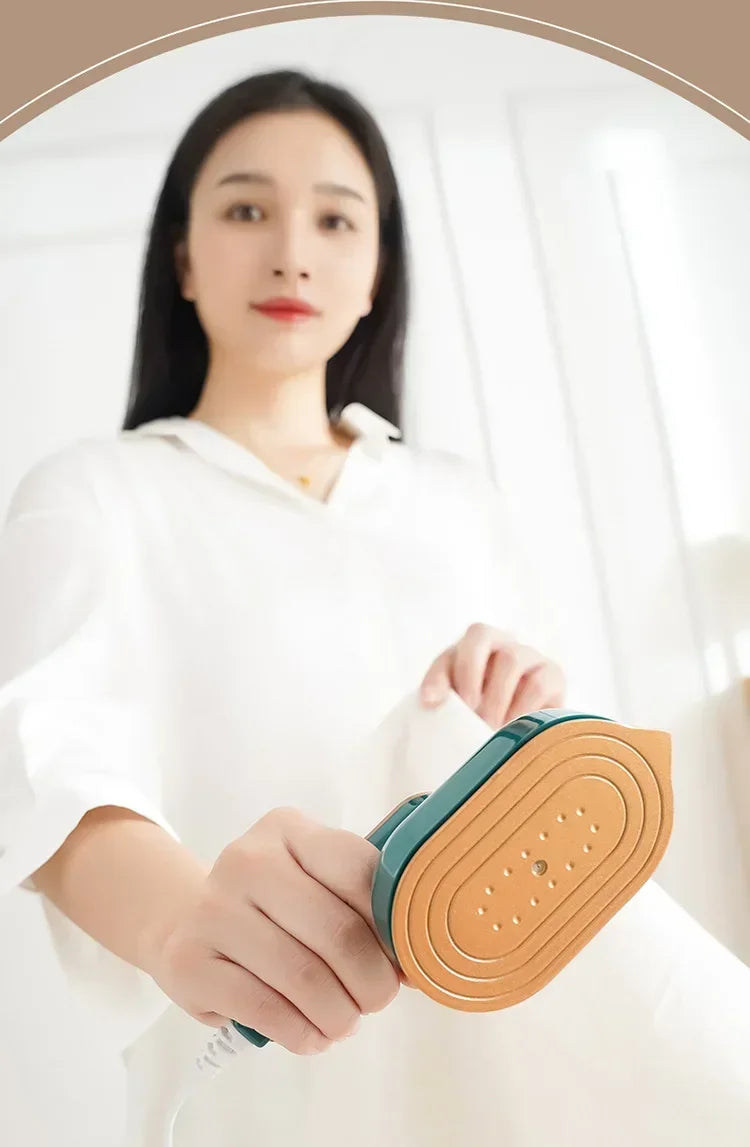 Household Steam Iron - Mini Steam Iron Portable Garment Steamer for Quick Wrinkle Removal - ZOOMNSTORE