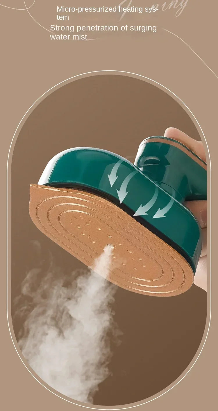 Household Steam Iron - Mini Steam Iron Portable Garment Steamer for Quick Wrinkle Removal - ZOOMNSTORE