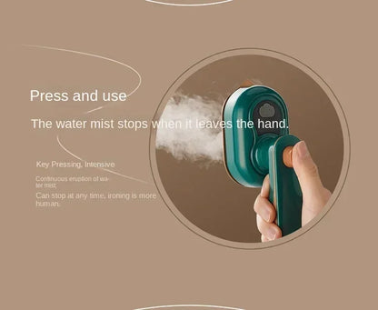 Household Steam Iron - Mini Steam Iron Portable Garment Steamer for Quick Wrinkle Removal - ZOOMNSTORE