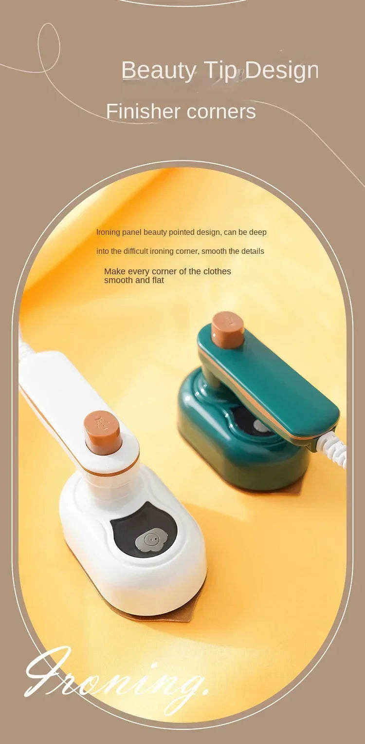 Household Steam Iron - Mini Steam Iron Portable Garment Steamer for Quick Wrinkle Removal - ZOOMNSTORE