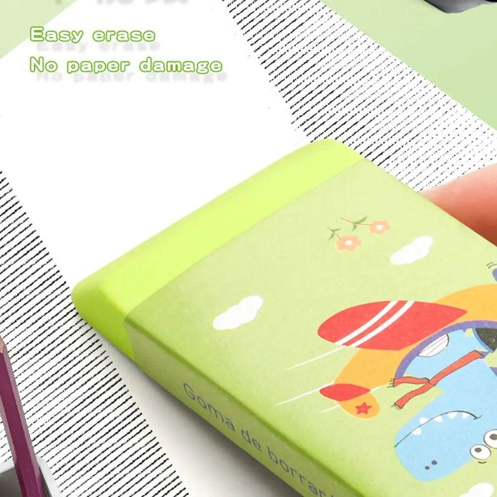Cartoon Huge Eraser Super Large Block Pencil Eraser Without Leaving Marks Astronauts/Dinosaur Student Art Painting Rubber Eraser - ZOOMNSTORE