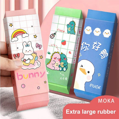 Cartoon Huge Eraser Super Large Block Pencil Eraser Without Leaving Marks Astronauts/Dinosaur Student Art Painting Rubber Eraser - ZOOMNSTORE