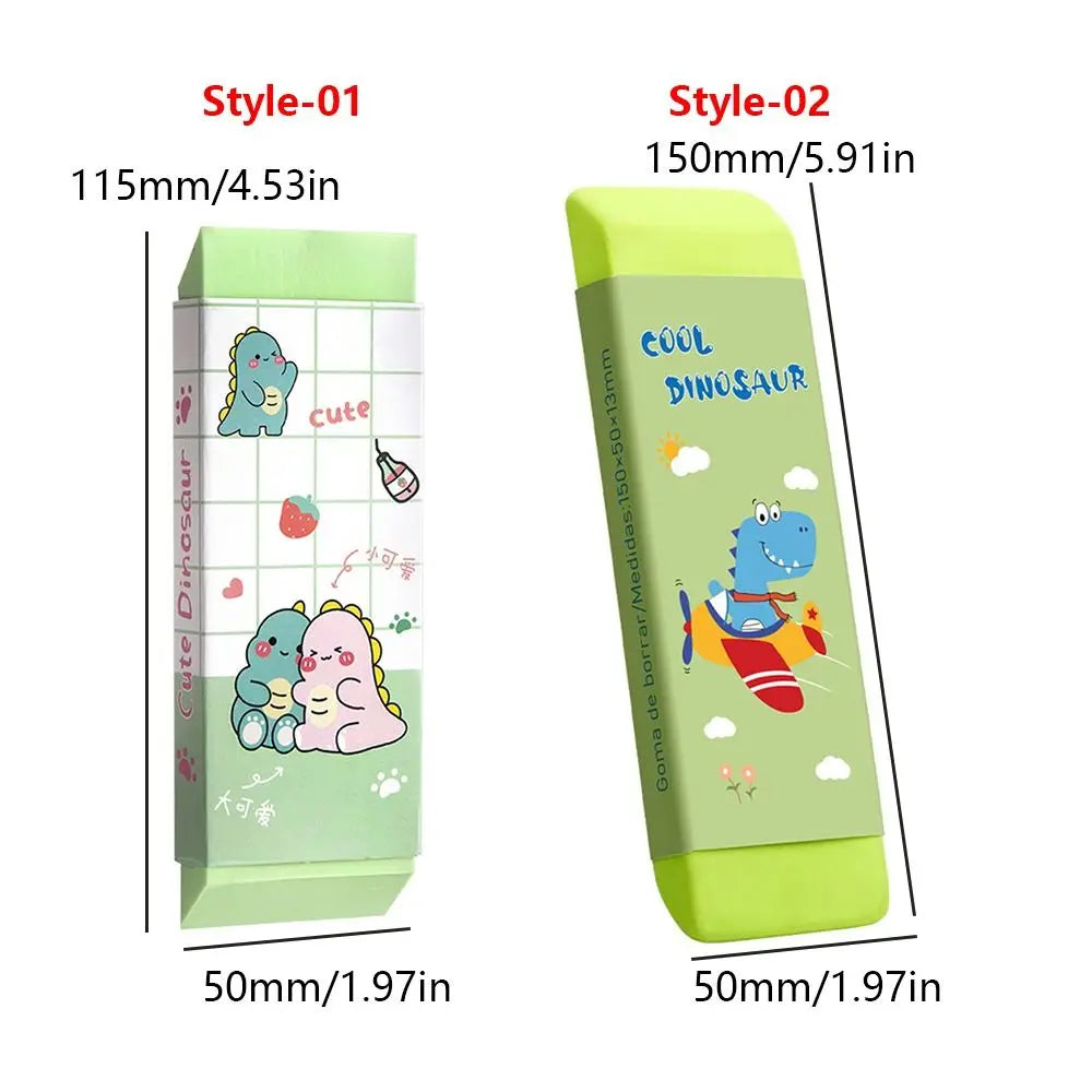 Cartoon Huge Eraser Super Large Block Pencil Eraser Without Leaving Marks Astronauts/Dinosaur Student Art Painting Rubber Eraser - ZOOMNSTORE