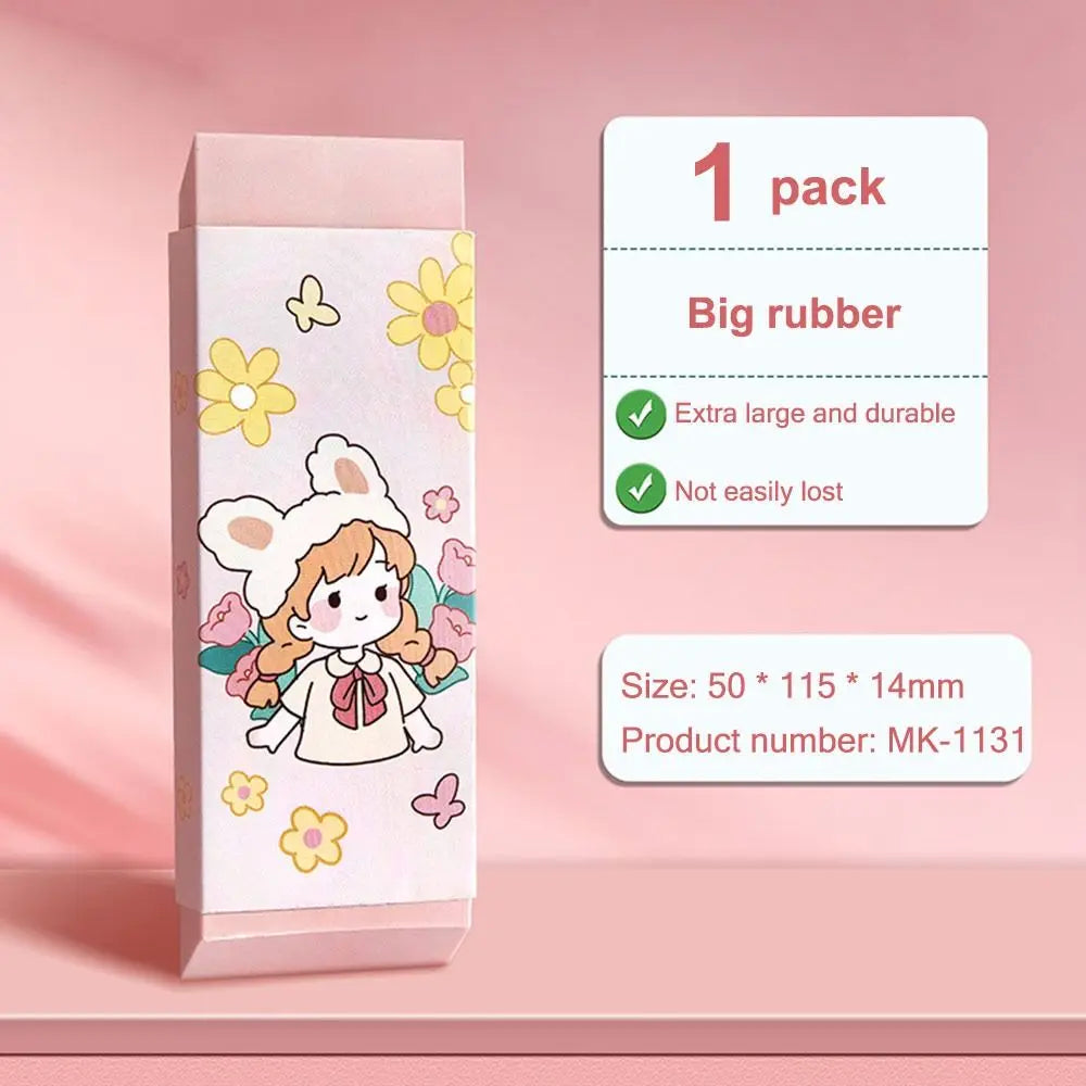 Cartoon Huge Eraser Super Large Block Pencil Eraser Without Leaving Marks Astronauts/Dinosaur Student Art Painting Rubber Eraser - ZOOMNSTORE