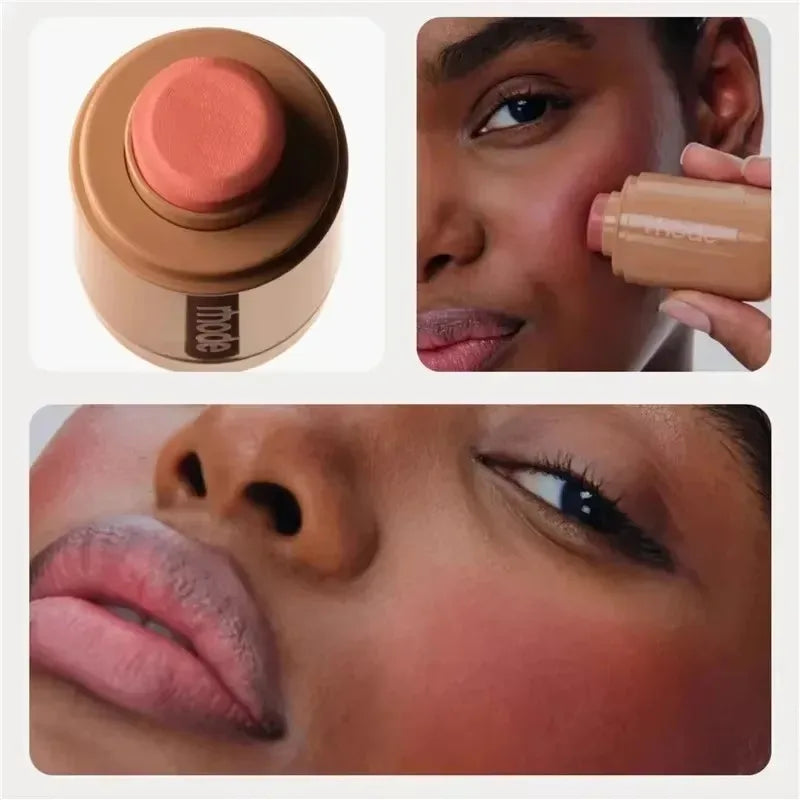 Hydrating Lip Gloss - Long Lasting Waterproof Glazing Mist & Rouge Powder Blush Stick - ZOOMNSTORE