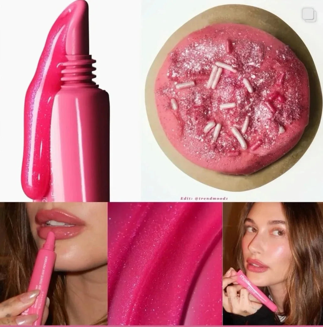 Hydrating Lip Gloss - Long Lasting Waterproof Glazing Mist & Rouge Powder Blush Stick - ZOOMNSTORE