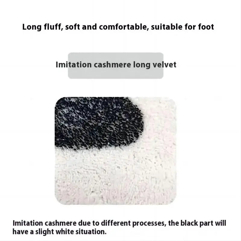 Imitation Cashmere Carpet - Soft Bedroom Rug | Anti Slip Polyester Area Mat - ZOOMNSTORE