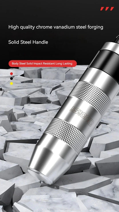 Impact Screwdriver Set - 713 PCS Reversible Manual Driver for Rusted Fasteners and Frozen Bolts - ZOOMNSTORE