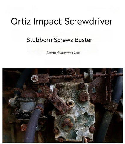 Impact Screwdriver Set - 713 PCS Reversible Manual Driver for Rusted Fasteners and Frozen Bolts - ZOOMNSTORE