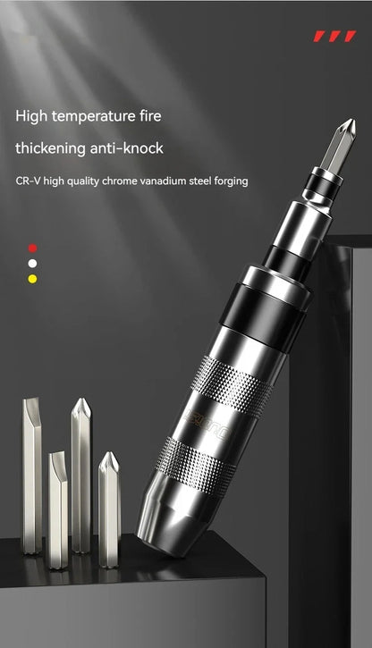 Impact Screwdriver Set - 713 PCS Reversible Manual Driver for Rusted Fasteners and Frozen Bolts - ZOOMNSTORE