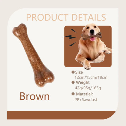 Indestructible Dog Chew Toys - Natural Non-Toxic Anti-Bite Bone for Small Medium Large Dogs - ZOOMNSTORE