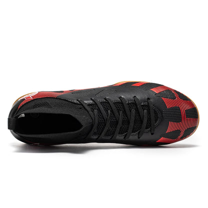 Indoor Football Shoes - Men's Soccer Shoes Flat Bottom Non Slip Training Footwear - ZOOMNSTORE