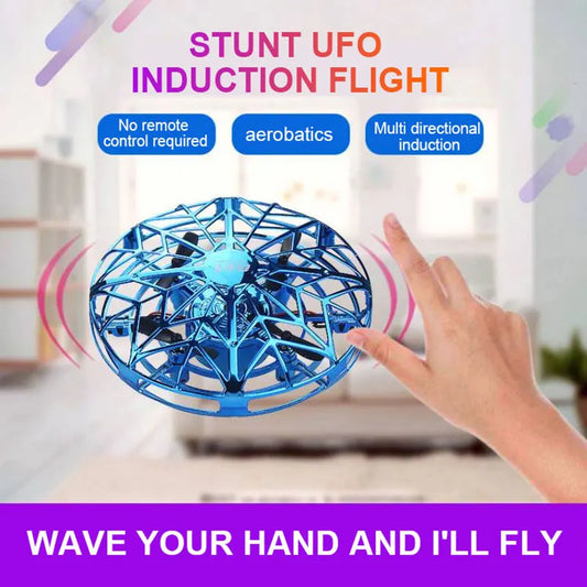 Mini Induction Drone - Colorful Flying Helicopter UFO Ball Toy for Kids - ZOOMNSTORE