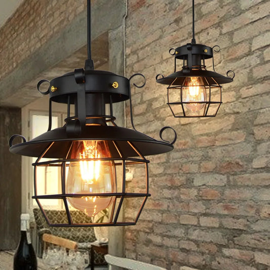 Industrial Retro Chandelier - Creative Pendant Light for Restaurant Bar Dining and Bedroom - ZOOMNSTORE