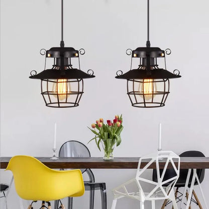 Industrial Retro Chandelier - Creative Pendant Light for Restaurant Bar Dining and Bedroom - ZOOMNSTORE