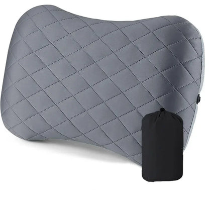 Inflatable Camping Pillow – Ultralight Travel Pillow with Neck and Lumbar Support - ZOOMNSTORE