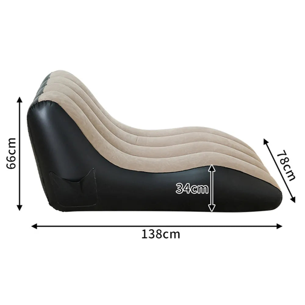 Inflatable Lounger Chair - Air Sofa for Indoor  Outdoor Use - ZOOMNSTORE