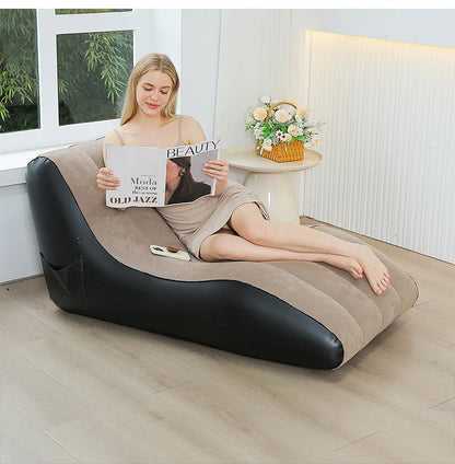 Inflatable Lounger Chair - Air Sofa for Indoor  Outdoor Use - ZOOMNSTORE