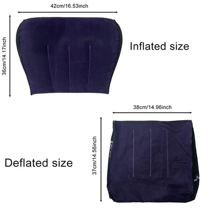 Inflatable Lumbar Pillow - Triangle Support Cushion for Leg and Back Comfort - ZOOMNSTORE