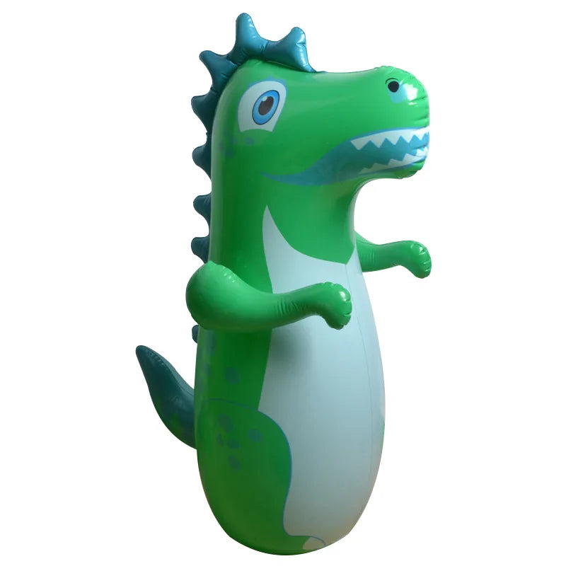 Inflatable Dinosaur Punching Bag - Kids Tumbler Boxing Toy for Outdoor Activity - ZOOMNSTORE