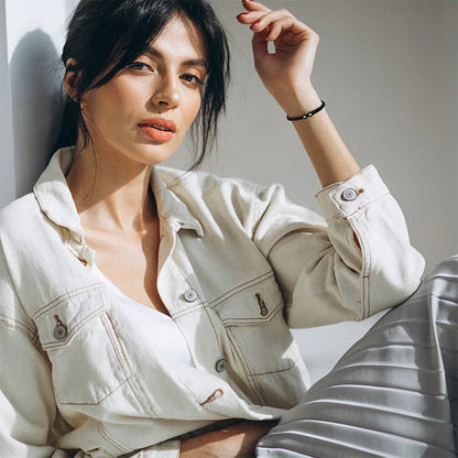 Initial Heart Bracelets - Handmade Adjustable A-Z Friendship Jewelry for Women  Men - ZOOMNSTORE