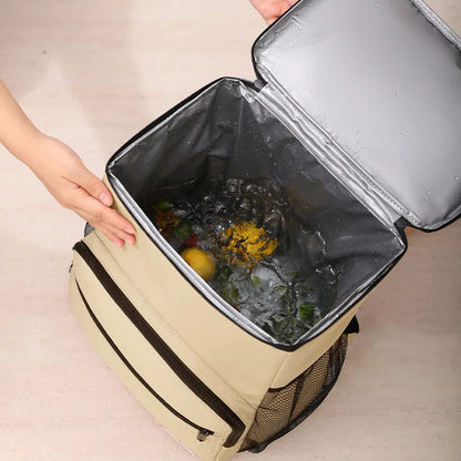 Insulated Backpack Cooler – Backpack Beer Cooler with Large Capacity, Food Storage & Travel Use - ZOOMNSTORE